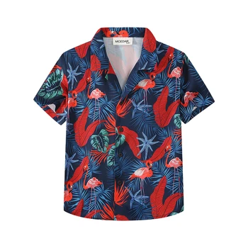 По-големи Размери 6XL, Модерен Мъжки Ризи, Мъжки Хавайски Ризи, Ежедневни Ризи От полиестер С 3D Принтом, Блузи с къс ръкав, Блузи, Тениски