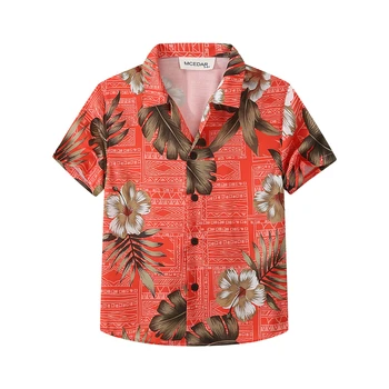 По-големи Размери 6XL, Модерен Мъжки Ризи, Мъжки Хавайски Ризи, Ежедневни Ризи От полиестер С 3D Принтом, Блузи с къс ръкав, Блузи, Тениски