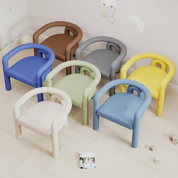 Подлакътник Подкрепа на Облегалката Трапезни Столове Ергономични Дизайнерски стол Nordic Lounge Мека Мебел за салон за Красота