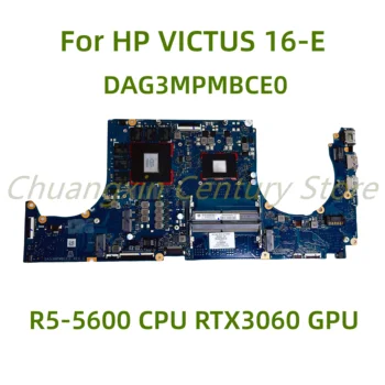 Подходящ за дънната платка на лаптоп HP VICTUS 16-E DAG3MPMBCE0 с процесор R5-5600 RTX3060 GPU 100% Тестван Пълно работно време