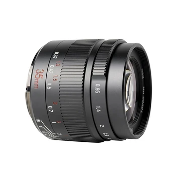 Портретен обектив 7Artisans 35mm F0.95 APS-C MF с голяма бленда за Sony E/Fuji FX/Canon EOS-M/M43/Nikon с Z-монтиране