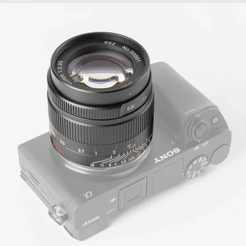 Портретен обектив 7Artisans 35mm F0.95 APS-C MF с голяма бленда за Sony E/Fuji FX/Canon EOS-M/M43/Nikon с Z-монтиране