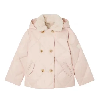 Предварителна продажба (доставка през октомври) 2023 г., есенна детски дрехи BP, Якета за малки момичета, Палто с качулка от 95 гъши пера, детско зимно яке