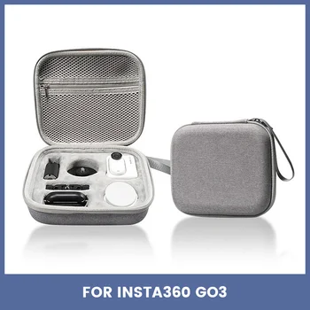 Преносима чанта за Insta360 GO 3, чанта за съхранение на камера с палеца, калъф за носене, чанта среден размер за Аксесоари Insta360 GO 3