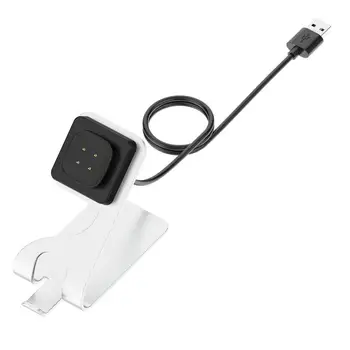 Преносимото кабел за зареждане на смарт часа, USB-зарядно устройство за FitbitVersa, зарядно устройство ще захранване на зарядно устройство FitbitSense, захранващ адаптер за часовник