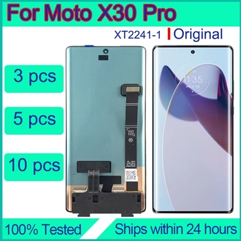 Продажба на едро За Motorola Moto X30 Pro Подмяна на екрана Оригинален XT2241-1 бр. Ремонт сензорен дисплей Pantalla LCD Reparatur
