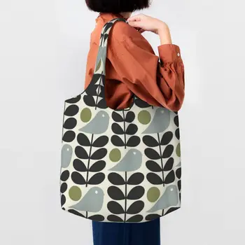 Птицата Орел Kealey, Холщовая чанта за пазаруване с абстрактен дизайн, Дамски Моющаяся, по-Голямата Голям Чанта за пазаруване в Скандинавски стил, Чанта за пазаруване
