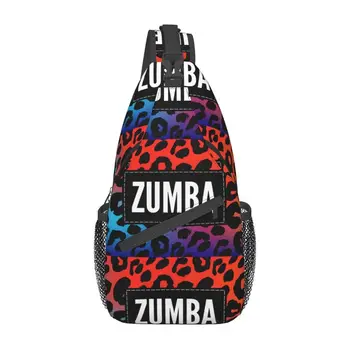 Раница през рамо с Леопардовым слингом Zumba, Мъжки Танцови чанта на рамото за пътуване