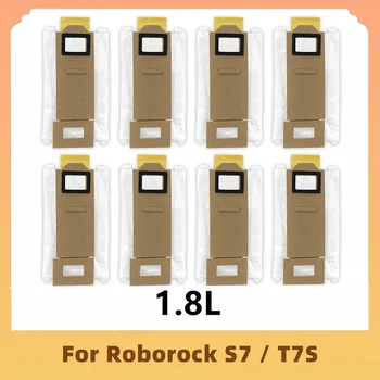 Резервни части за торби за прах с обем 1.8 л, за Xiaomi Roborock T7S T7S Plus S7, Аксесоари за робота-прахосмукачка с автоматично разтоварване на