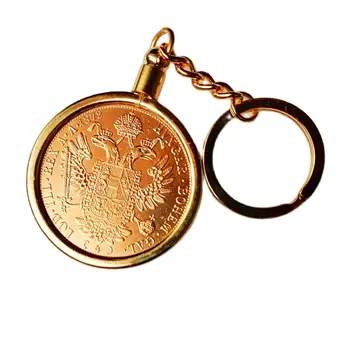 Ретро висулка с Австрийски Дукатами Франц Йосиф I, Златна Декоративна Фестивал подарък монета 40 мм