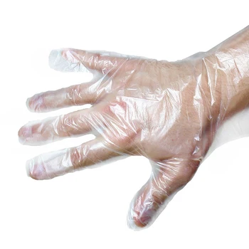 Ръкавици Хранителни прозрачни Ръкавици 100/200 бр. Инструменти Безопасни Ръкавици за еднократна употреба за лесно готвене Пластмасови Кухненски екологично чисти За