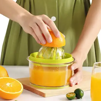 Ръчно ръчна сокоизстисквачка 4 в 1, Преносим сокоизстисквачка за сок от портокал и лимон, ръчна сокоизстисквачка за лимон и лимонов сок за
