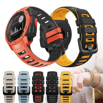 Силиконов каишка за часовник Garmin Instinct/Инстинкт Tactical/Solar/Esports Smart Watch 22 мм Сменяеми гривни Гривна