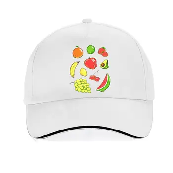 Солнцезащитная шапка шапка Мъжки Ежедневни бейзболна шапка с принтом Бедрата и плодове Върхове