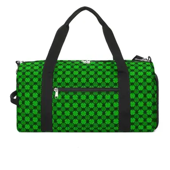 Спортна Чанта St Patricks Day, Оксфордские спортни чанти с принтом Централи, Дизайнерска чанта за багаж с Голям капацитет, ретро чанта за фитнес За жени