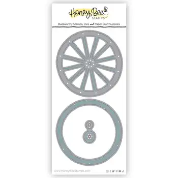 Стара Layers Wagon Wheel 2023 Нови метални режещи печати за направата на diy за Scrapbooking шаблон за Фотоалбум, украса, ръчно изработени