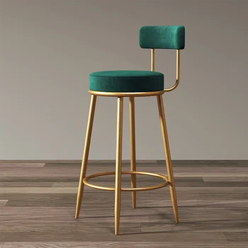 Съвременните дървени трапезни столове Uxery Gold Design, Тоалетка с огледало, Столове за всекидневна, Бар Green Hotel Silla, Достъпна мебели за дома