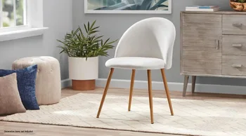 Съвременно акцентное стол кремаво-бял цвят
