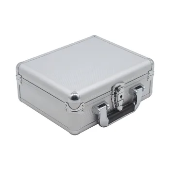 Твърд алуминиев куфар за инструменти с Нестандартни размери с противоударной пяна Калъф за носене оборудване Алуминиев портфейл