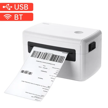 Тенис на Безжичен Принтер за етикети за предоставяне на Директен термо печат BT + USB Жична Универсален Производител на Етикети 1D 2D Баркод 230 мм, Хартия