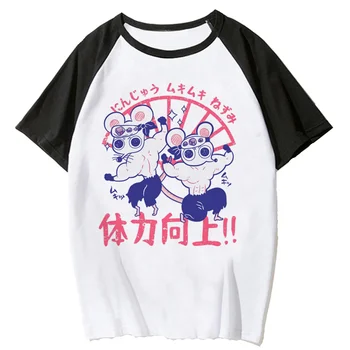Тениска Demon Slayer Kimetsu No Yaiba, дамски лятна риза в стил манга, забавно облекло в стил манга харадзюку за момичета
