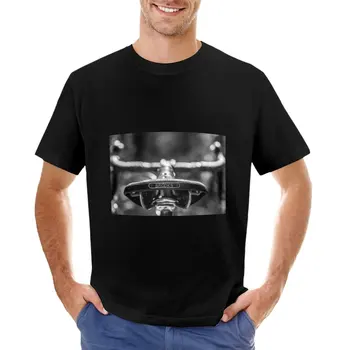 Тениска с велосипеди на седлото Брукс, летни потници, тениски по поръчка, тениска за мъже