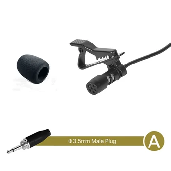 Трайно висок Клас чисто Нов Преносим кардиоидный микрофон за безжична система, черен капак, XLR 3-Пинов
