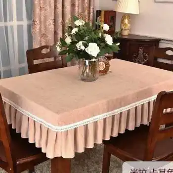 Тъканта, овална покривка, правоъгълна покривка за масата за хранене, комплект квадратни дъски, бюро, масичка за кафе