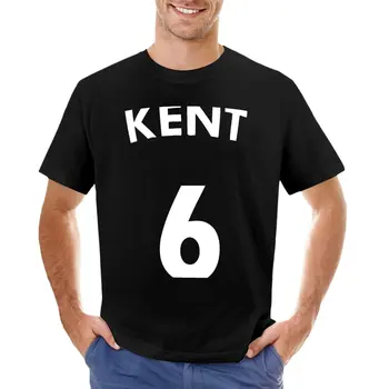 Фланелка с номер Джърси Roy Kent 6, тениски за гиганти, риза с домашен любимец принтом за момчета, блуза, къса тениска, обикновена черни тениски за мъже