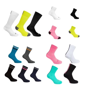 Чорапи за колоездене на открито, спортни мъжки и женски дишащи чорапи за колоездене