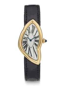 Швейцарски часовници Y2K под формата на спирала от краш-расплавом, мъжка мода, модна марка Премиум-клас INS, дизайн с лек акцент