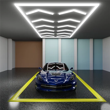 Шестоъгълни led тавана лампа за кола, дизайн сервизи, светлина за подробности