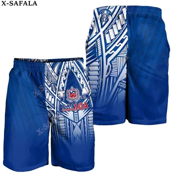 Шорти за плуване в стил Самоа-полинезийски Ръгби Lauhala, индивидуални шорти за плуване, Летни шорти за плаж, отдих, Мъжки плувни панталони, ниски обувки-1