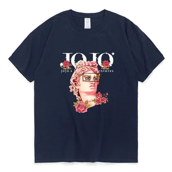 Японската Приключенска тениска с аниме За мъже И жени, Kawai, Джоджо, графична тениска, Манга за тийнейджъри, тениска с къс ръкав Унисекс